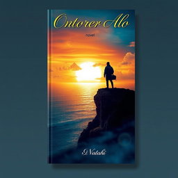 A striking book cover for a novel titled 'Ontorer Alo' by Mahi