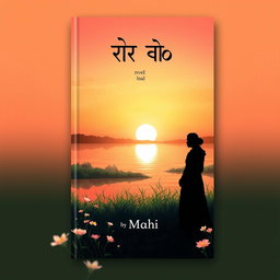 A beautifully designed book cover for the novel titled 'অন্তরের আলো' (Ontorer Alo) by Mahi