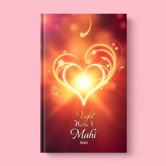 A captivating book cover for the title "অন্তরের আলো" (Light of the Heart) by the author Mahi