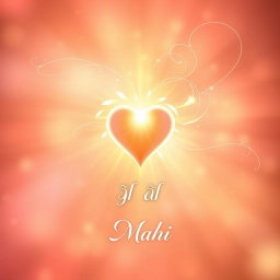 A captivating book cover for the title "অন্তরের আলো" (Light of the Heart) by the author Mahi