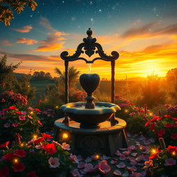 A serene and enchanting scene symbolizing the "secret of my heart"