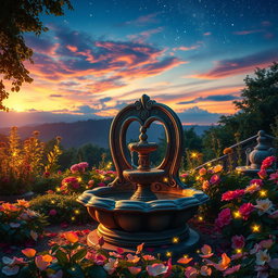 A serene and enchanting scene symbolizing the "secret of my heart"