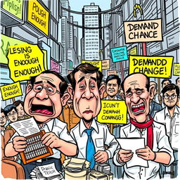 A cartoon journalism sketch depicting a satirical view of the government in the Philippines