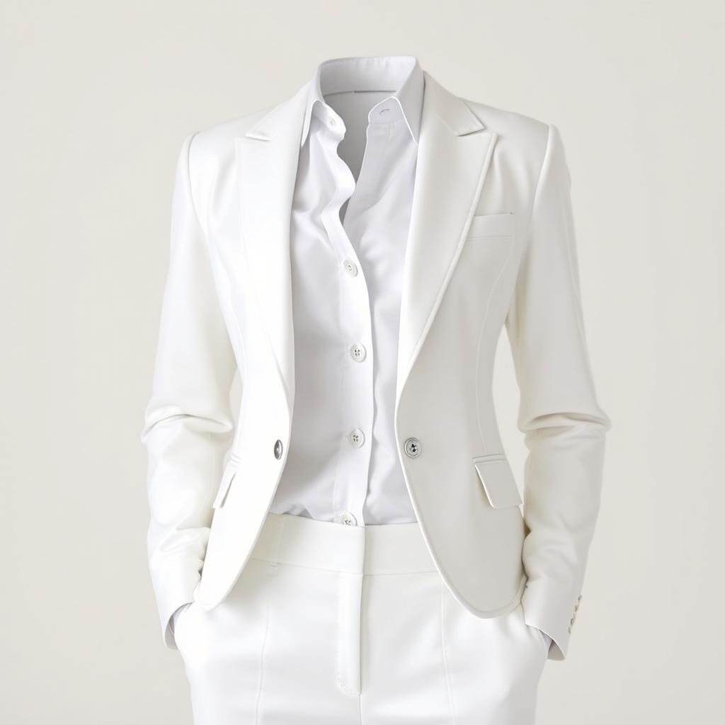 Experience the All-White Uniform: Clean & Professional
