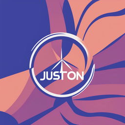 A high-quality digital art image of a company logo for 'Juston'