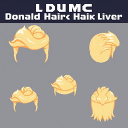 A digital hair asset designed for LPC (Liberated Pixel Cup) character customization, adhering to the LPC pixel art style