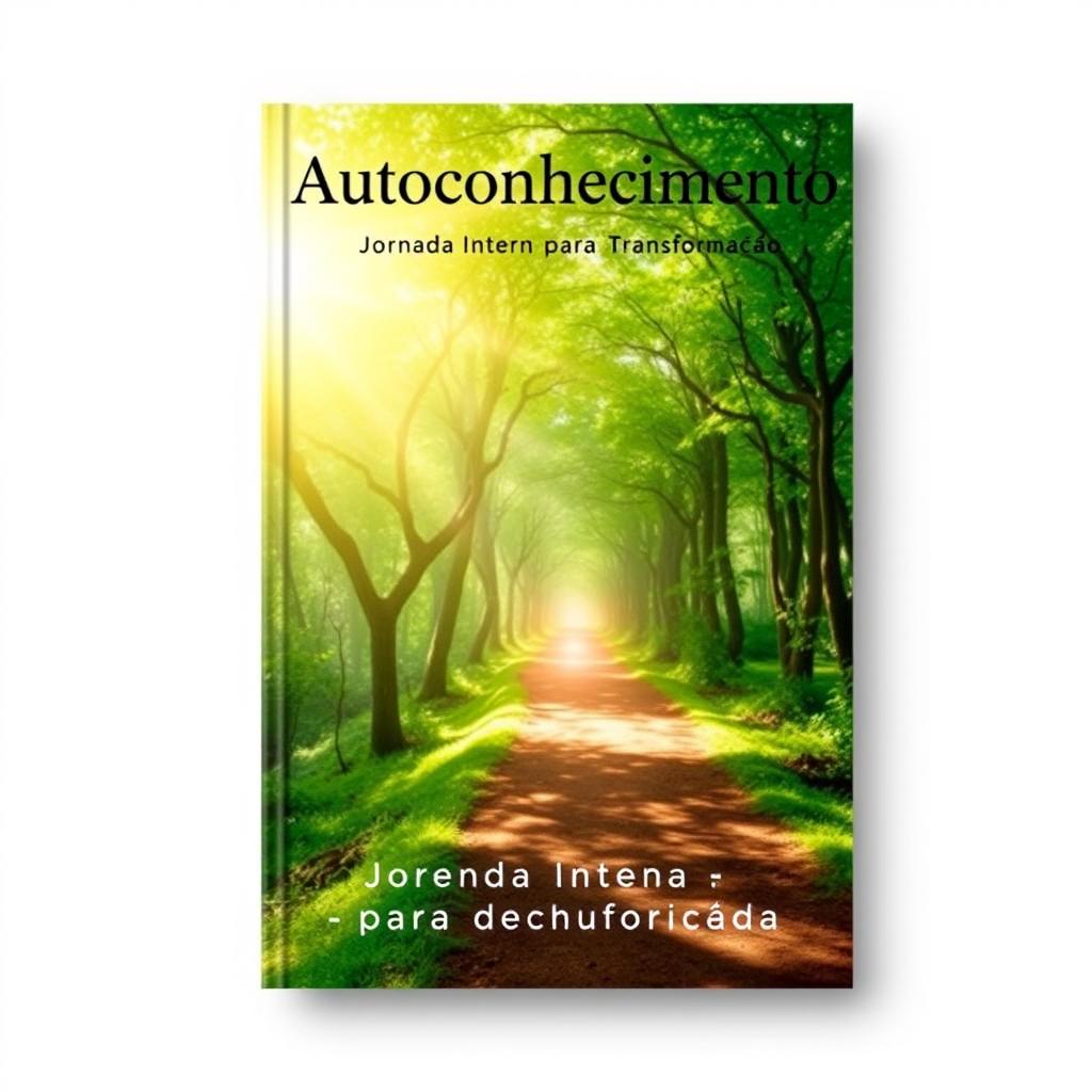 Book cover design for 'Autoconhecimento: Jornada Interna para a Transformação'