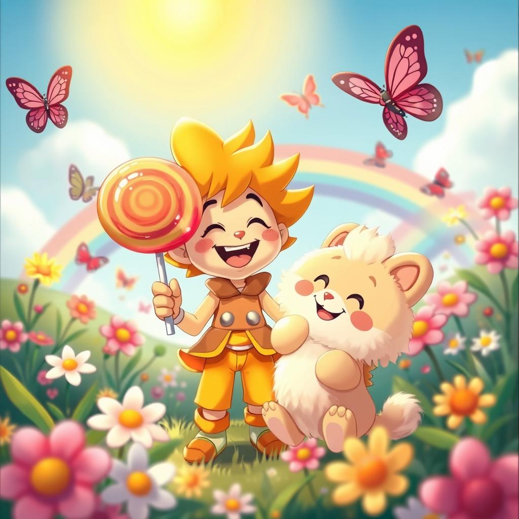 Whimsical Joy: A Playful Adventure in Nature