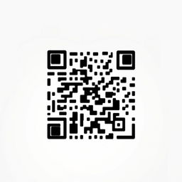 A high-resolution, professional-grade QR code generated with sleek, modern design elements