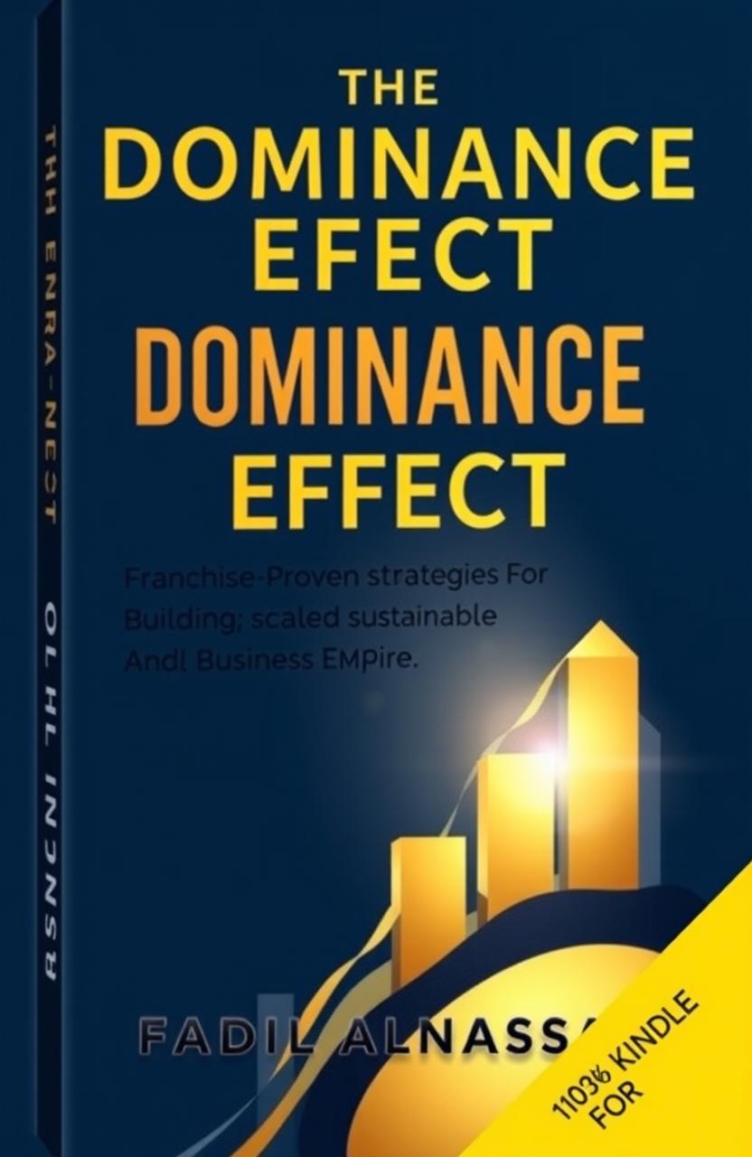 A captivating book cover design for 'The Dominance Effect'