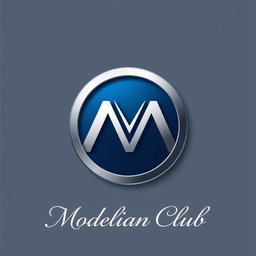 A unique and modern logo design for the 'Modelian Club'
