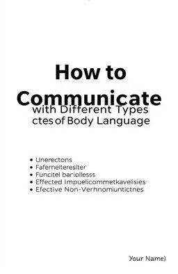 A professional cover page for a document titled 'How to Communicate with Different Types of Body Language'