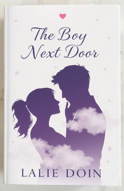 A romantic book cover for 'The Boy Next Door'