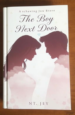 A romantic book cover for 'The Boy Next Door'