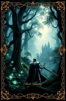 A captivating front and back cover design for a fantasy novel