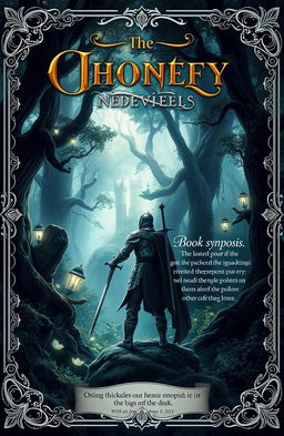 A captivating front and back cover design for a fantasy novel