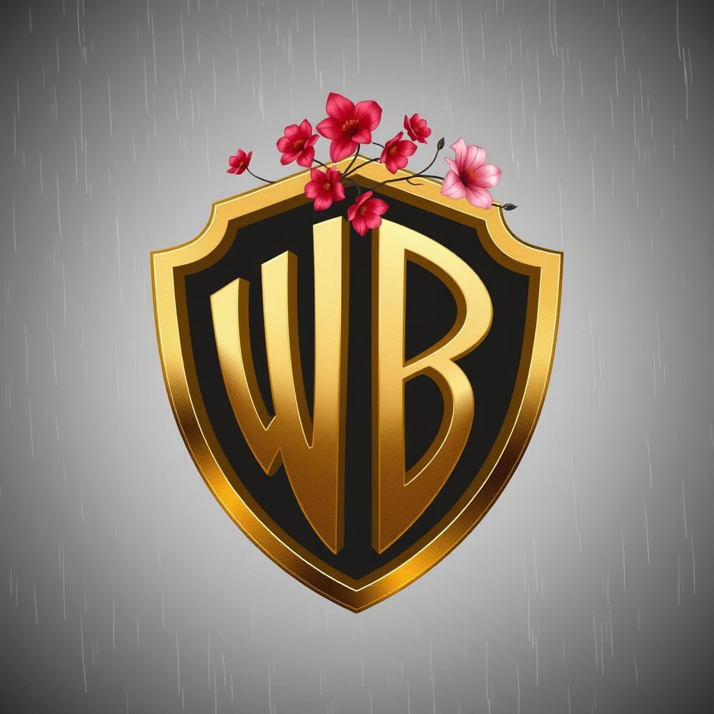 A stylized and sophisticated adaptation of the Warner Bros logo