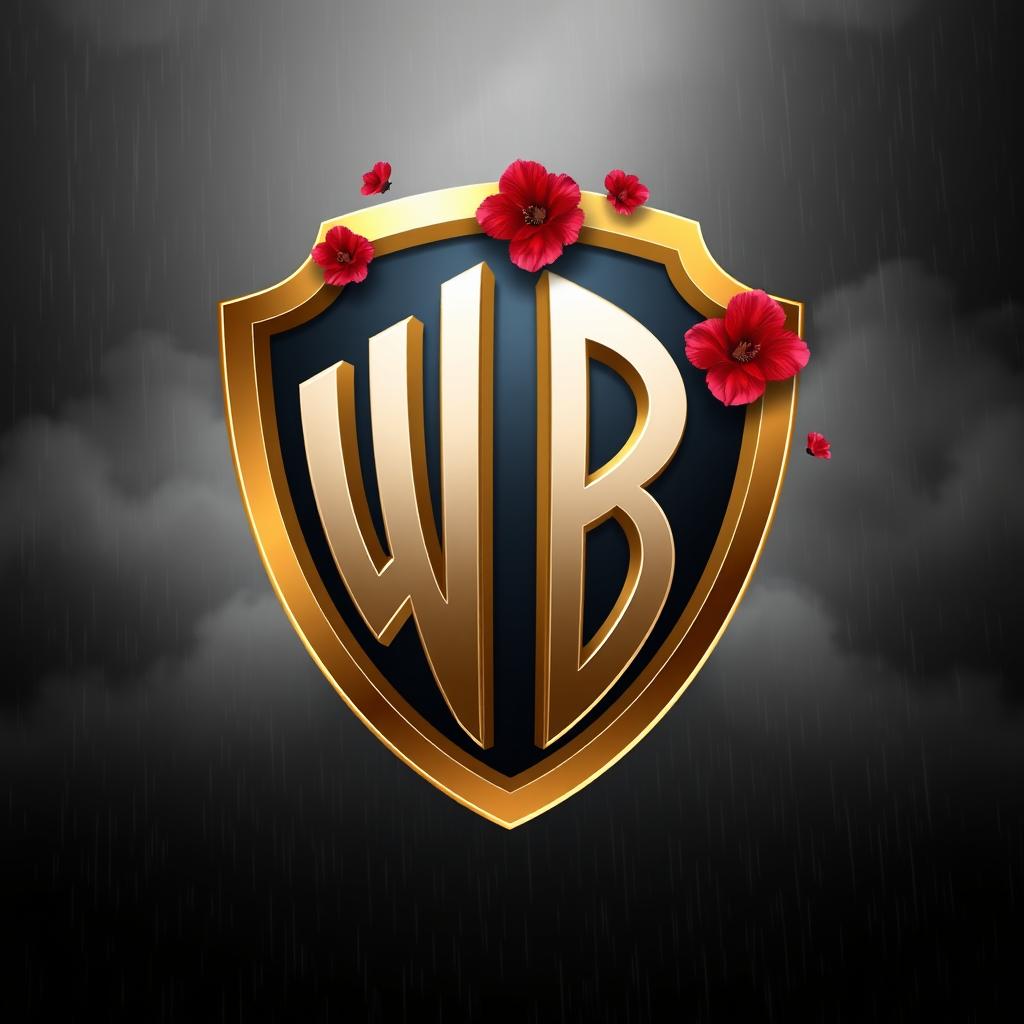 A stylized and sophisticated adaptation of the Warner Bros logo