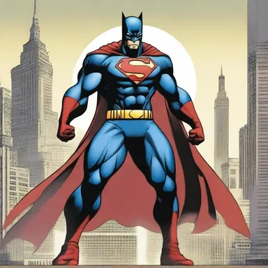 The superhero's arch-enemy used his evil powers to afflict the innocent citizens of the city.