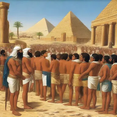 According to the Bible, God afflicted the Egyptians with ten plagues to convince Pharaoh to release the Israelites.