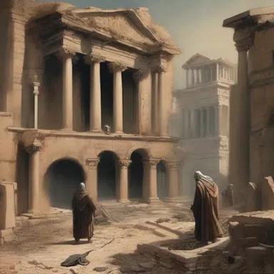 The plague that afflicted the ancient city was seen as a punishment from the gods.