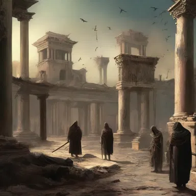 The plague that afflicted the ancient city was seen as a punishment from the gods.