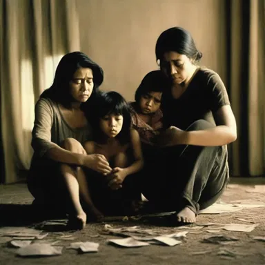 The film depicted the struggles of a family afflicted by a tragic loss.