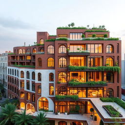 A stunning architectural masterpiece that seamlessly blends the past and future