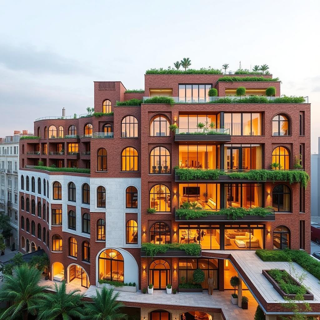 A stunning architectural masterpiece that seamlessly blends the past and future