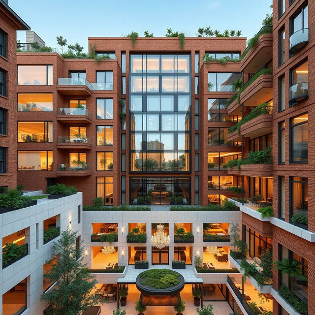 A stunning architectural masterpiece that seamlessly integrates the past and the future