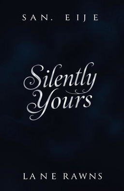 A book cover design featuring a dark and moody atmosphere