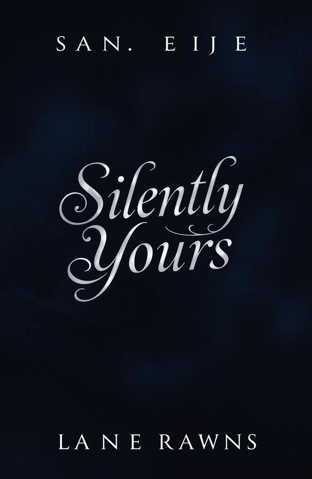 A book cover design featuring a dark and moody atmosphere