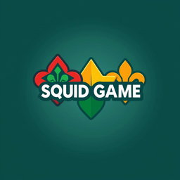 A logo design for a scout game inspired by the concepts from Squid Game
