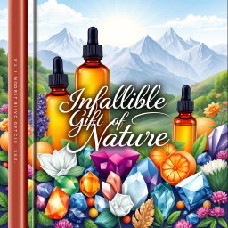 A beautifully illustrated book cover showcasing the theme of natural wellness