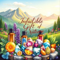 A beautifully illustrated book cover showcasing the theme of natural wellness