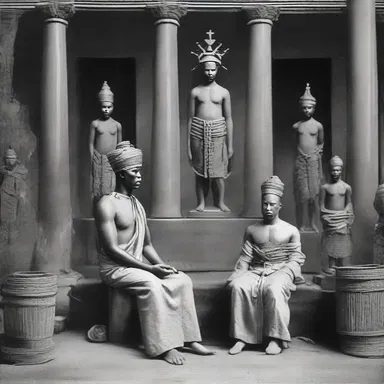 The emperor affranchised the slaves as part of a religious ceremony, symbolizing their liberation from bondage.