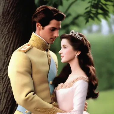 In the love story, the prince affranchised his beloved princess, granting her liberation from her oppressive family.