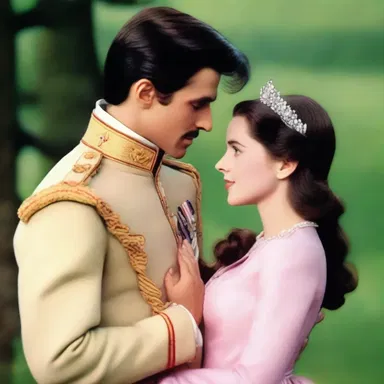 In the love story, the prince affranchised his beloved princess, granting her liberation from her oppressive family.