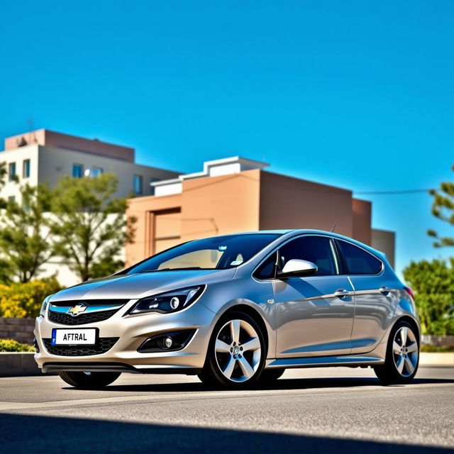 A popular car design inspired by the Chevrolet Astra Hatch 2011, showcasing a sleek and modern exterior with smooth curves and sporty lines