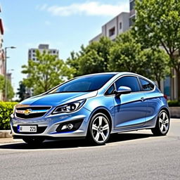 A popular car design inspired by the Chevrolet Astra Hatch 2011, showcasing a sleek and modern exterior with smooth curves and sporty lines