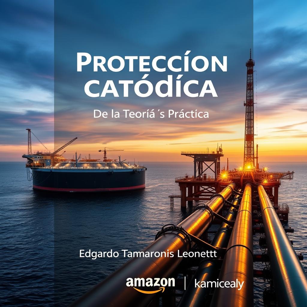Cover design for the area of Cathodic Protection featuring the title 'Protección Catódica' and the subtitle 'De la Teoría a la Práctica'