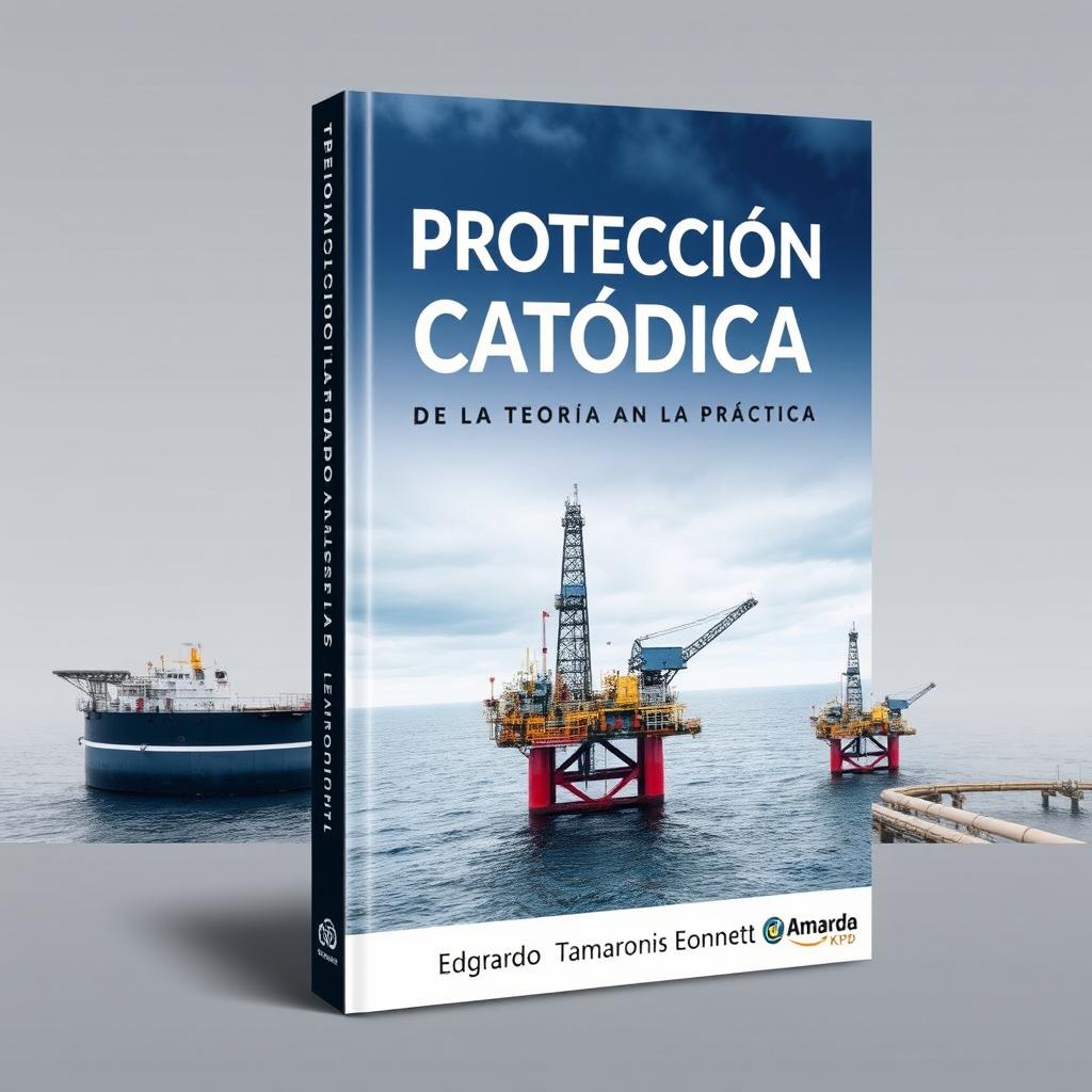 Cover design for the book titled 'Protección Catódica' with the subtitle 'De la Teoría a la Práctica'