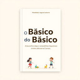 A book cover design featuring the title "O Básico do Básico" prominently displayed in an engaging font