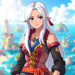 A female version of the One Piece character Joyboy, known as "Joygirl"