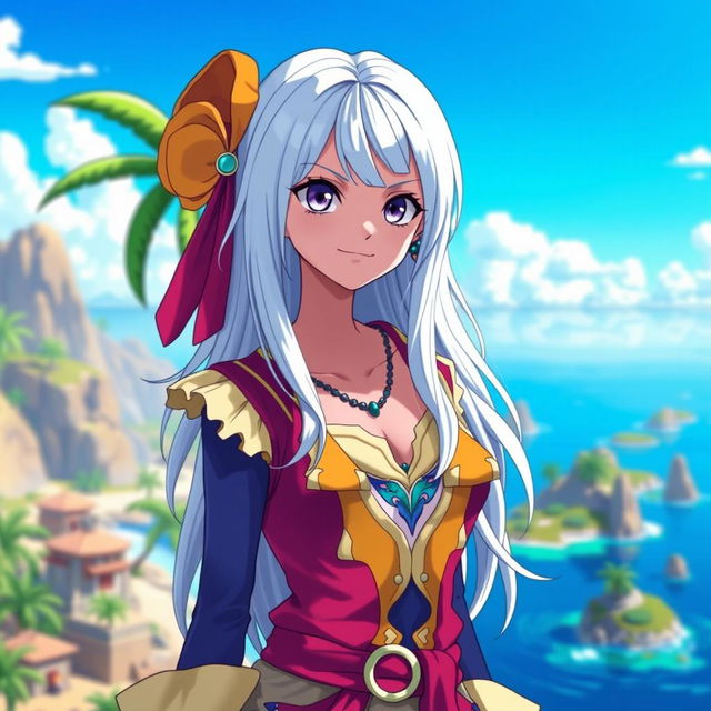A female version of the One Piece character Joyboy, known as "Joygirl"