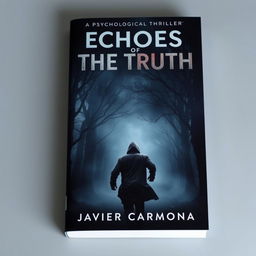 A book cover for a psychological thriller titled 'Echoes Of The Truth' by Javier Carmona