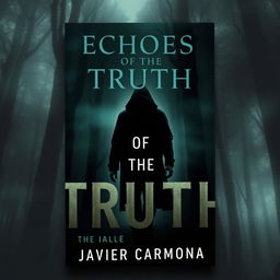 A book cover for a psychological thriller titled 'Echoes Of The Truth' by Javier Carmona