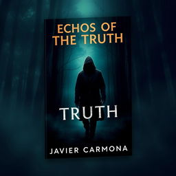 A book cover for a psychological thriller titled 'Echoes Of The Truth' by Javier Carmona