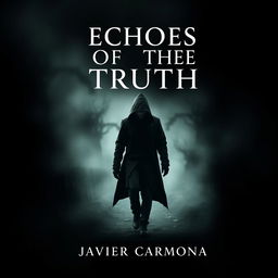 A thrilling book cover for 'Echoes Of The Truth' by Javier Carmona
