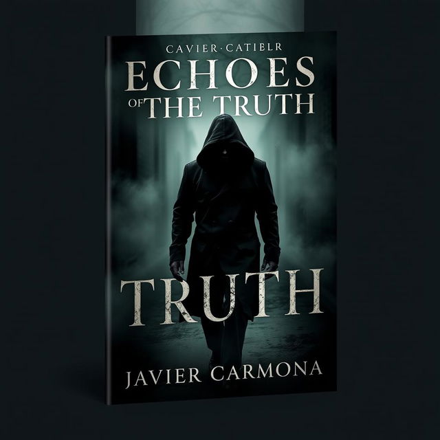 A thrilling book cover for 'Echoes Of The Truth' by Javier Carmona